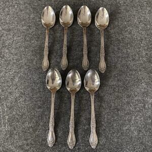 Northland Banbury Carolina Large Spoons Stainless 7” Set Of 7 Oneida